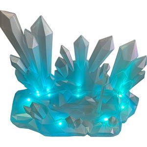 LOL Surprise OMG Crystal Star Collector Edition Stand White Light Up Blue Glow